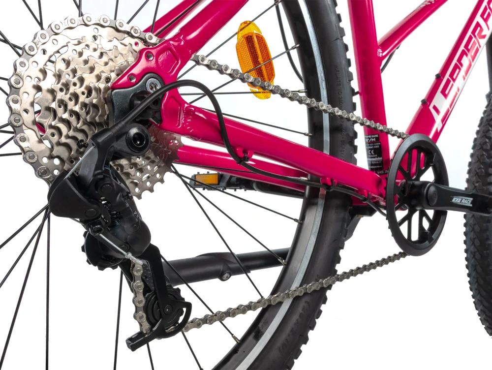 Leader Fox MXC 26", dívčí, rám 14" (XXS), model 2025-3, malinová - ZDARMA dopravné, odborná montáž, seřízení a sada světel!