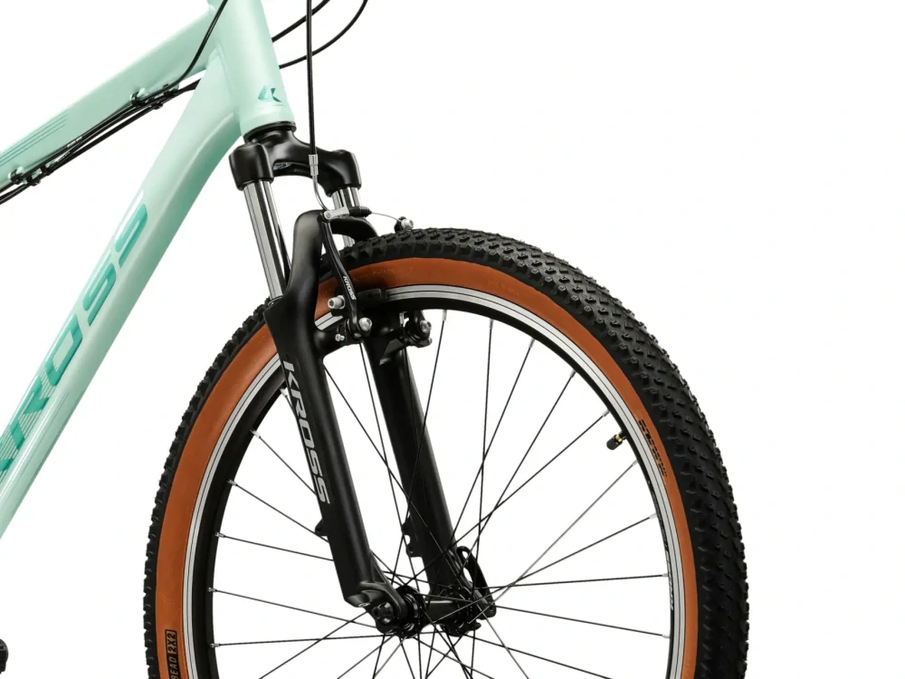 KROSS LEA X100, rám XS (15"), model 2026, pneu 26", barva mátová/mátová/matná - ZDARMA dopravné, odborná montáž, seřízení a sada světel!