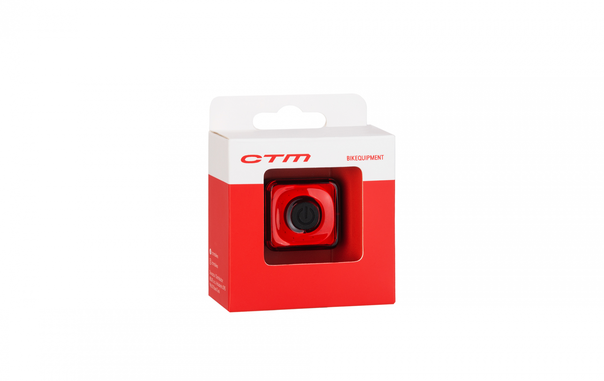 Osvětlení zadní CTM PIXEL, 20lm, USB