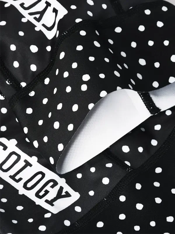 Cyklokraťasy CYCOLOGY Polka Dot, černé, dámské