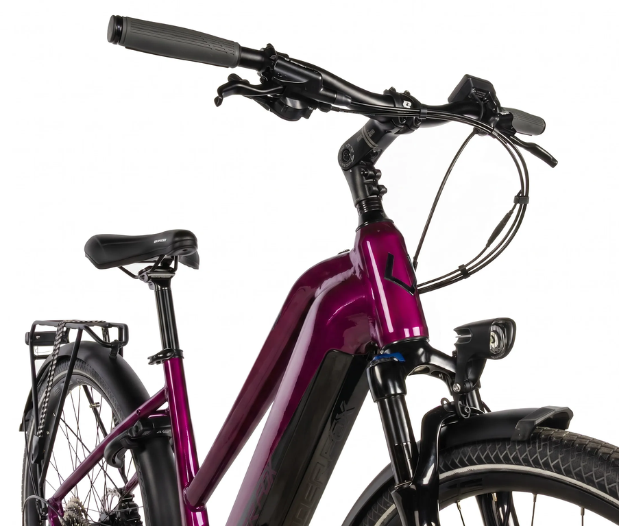 Leader Fox EXETER 28" dámský, model 2026-2, raspberry - ZDARMA dopravné, odborná montáž a seřízení!