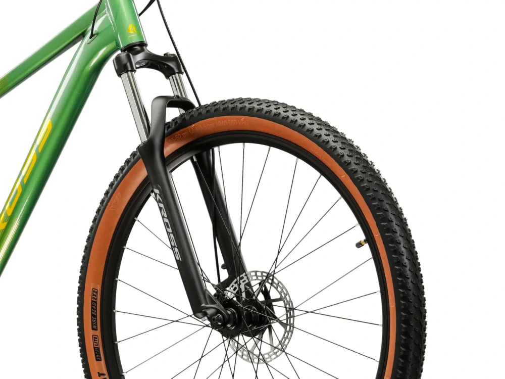 KROSS HEXAGON X200, model 2026, pneu 27,5", barva zelená/zelená/lesk - ZDARMA dopravné, seřízení, odborná montáž a sada světel!