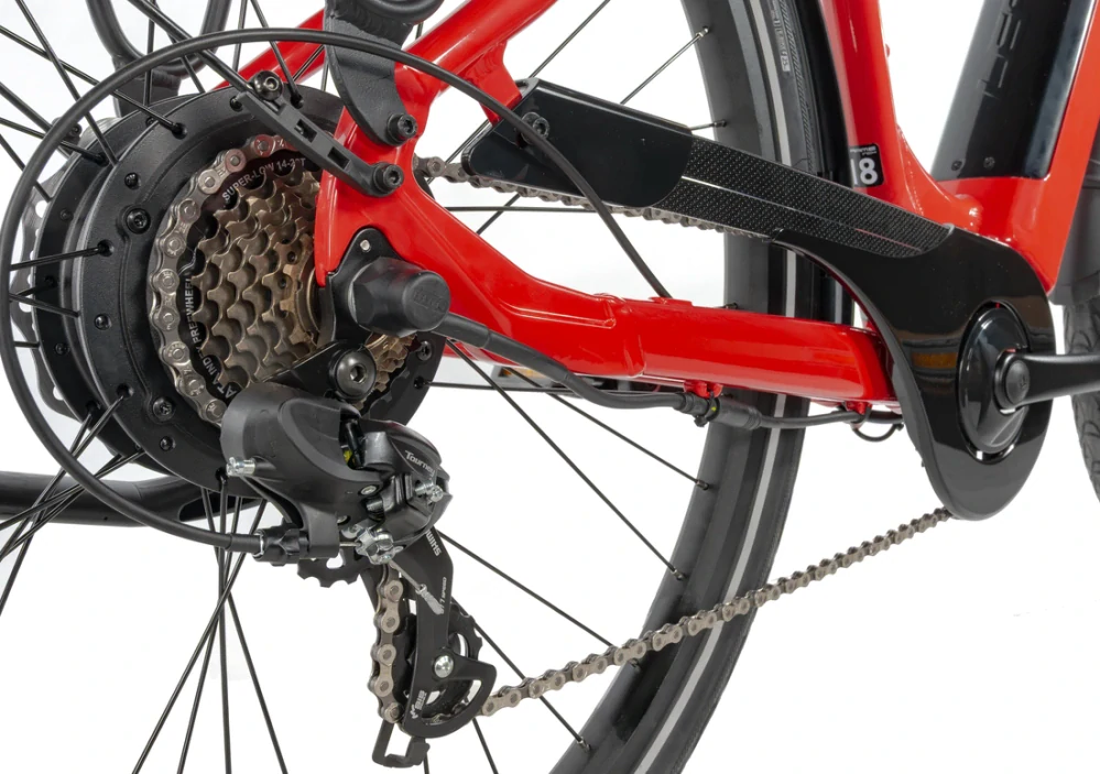 Leader Fox INDUKTORA, pneu 28", model 2026-4, barva red - ZDARMA dopravné, odborná montáž, seřízení a dárkový poukaz na nákup příslušenství!