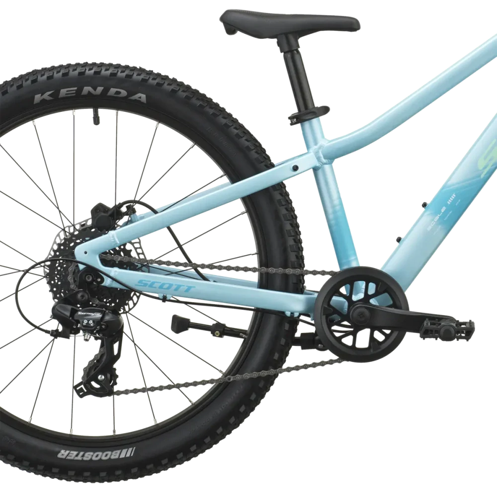 Scott Scale 400, model 2027, pneu 24", barva tropical blue - ZDARMA dopravné, odborná montáž, seřízení a sada světel!