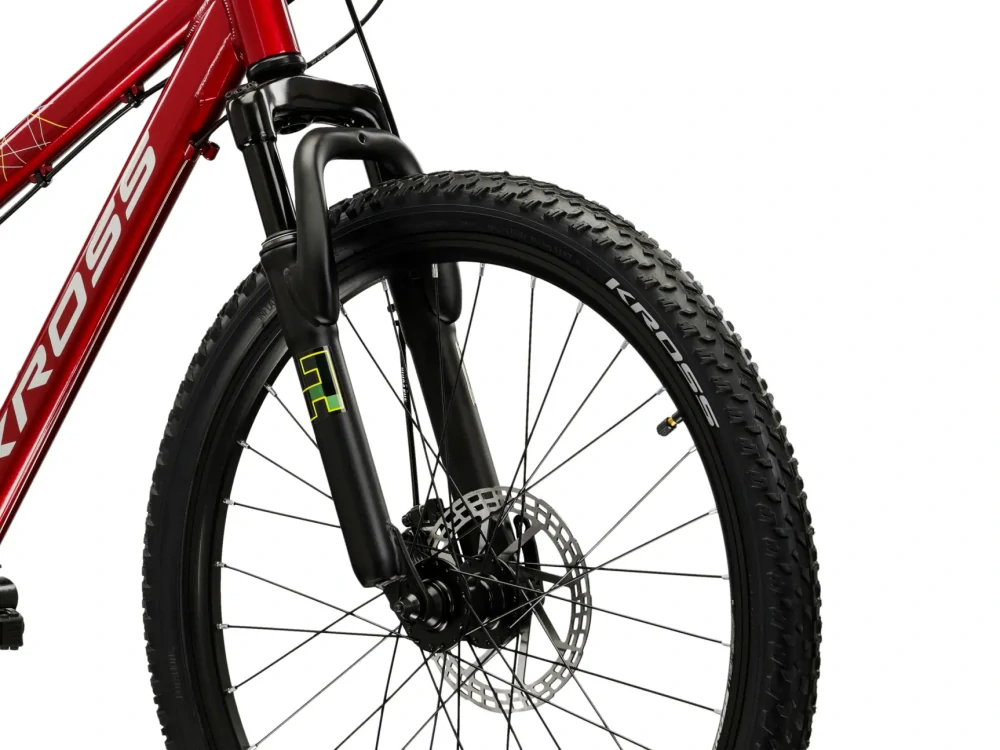 KROSS DUST JR X, pneu 24", model 2027, barva rubín/černá/lesk - ZDARMA dopravné, odborná montáž a seřízení!