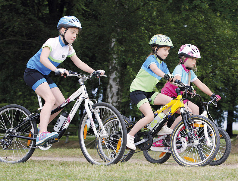 Dětský cyklistický dres ETAPE Bambino, zelená/modrá