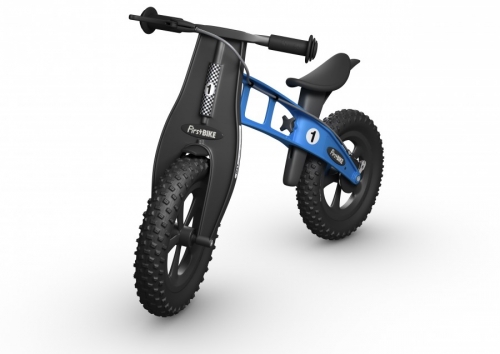 Odrážedlo FirstBike FAT light blue - ZDARMA dopravné, košík a zvonek!