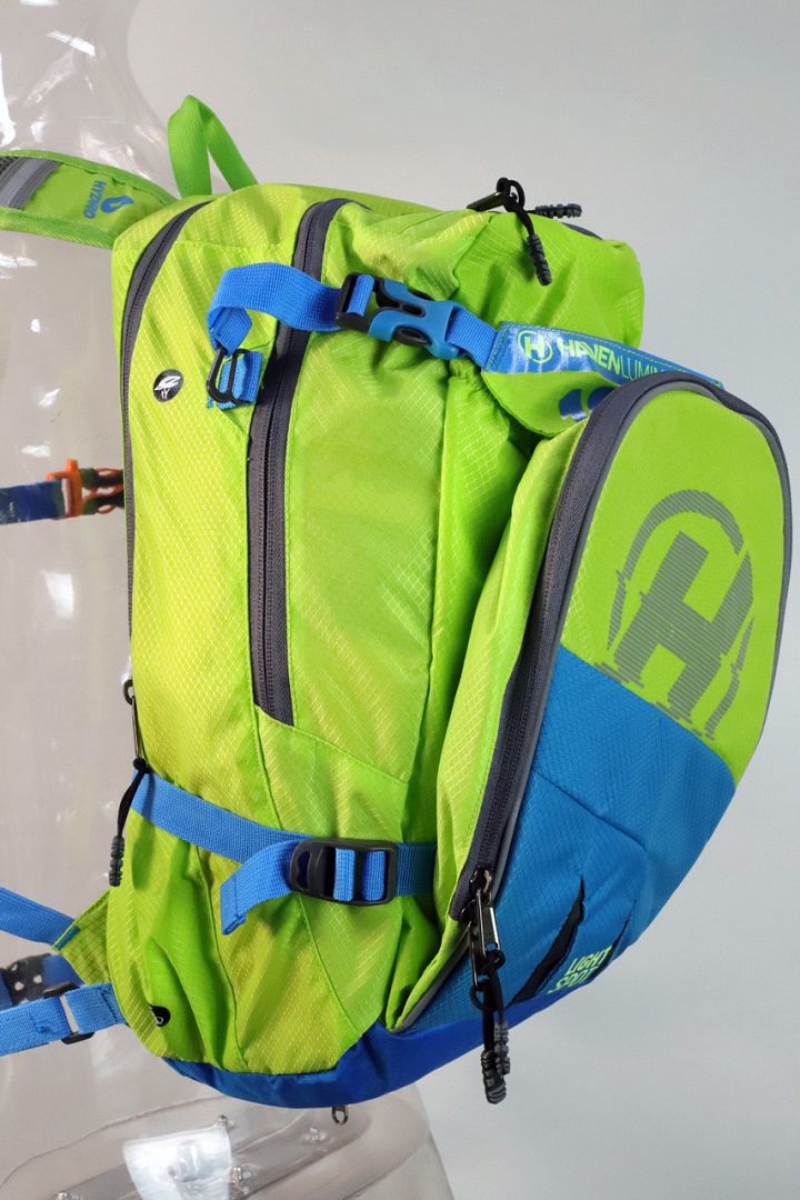 Hydratační batoh HAVEN LUMINITE II 18l green, bez rezervoáru