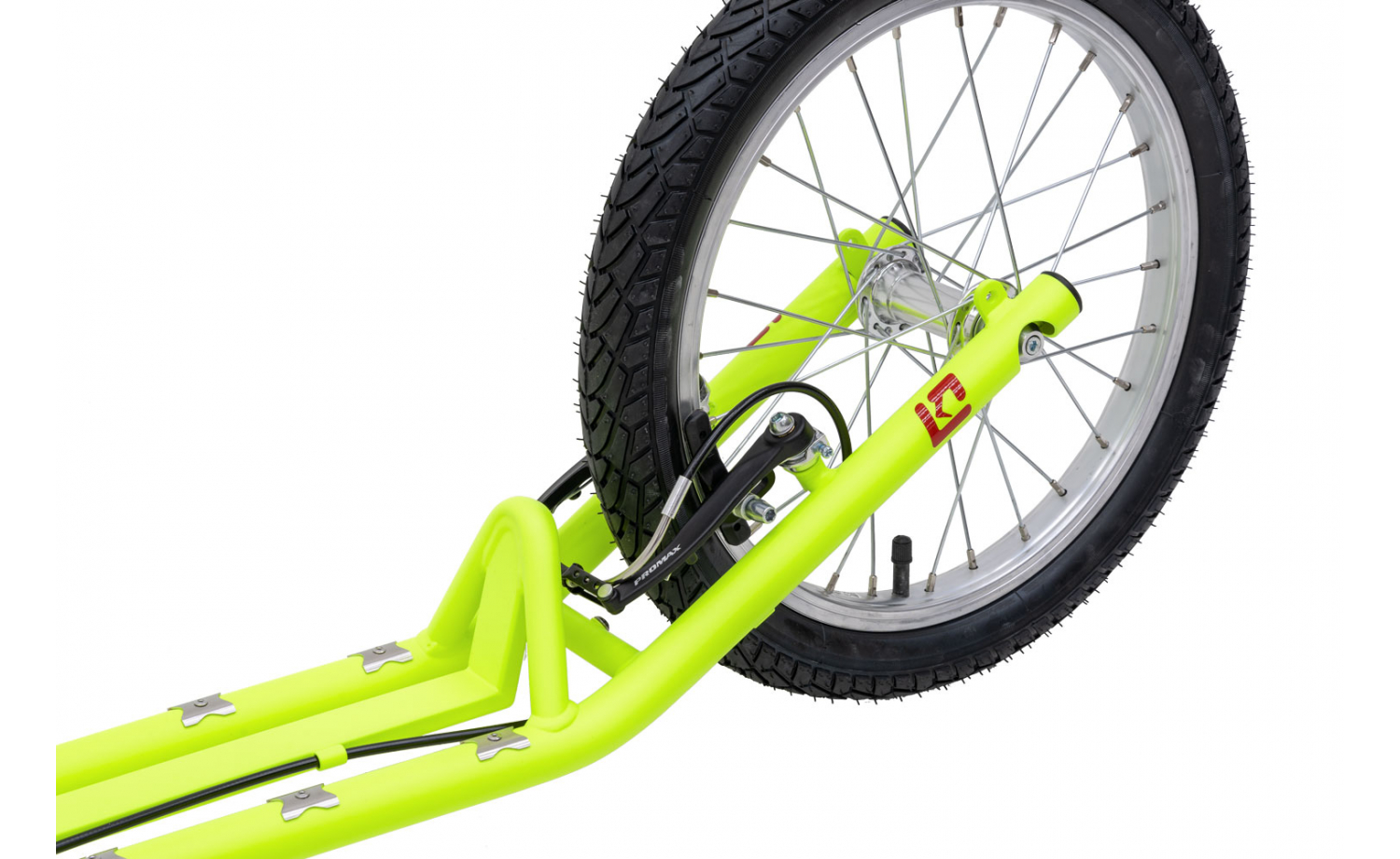 Koloběžka KOSTKA HILL FUN KID (G5), barva žlutá reflexní - ZDARMA dopravné!