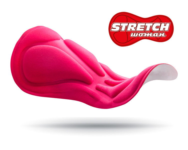 Dámské cyklistické kalhoty ETAPE NATTY 3/4, černá/růžová s vložkou