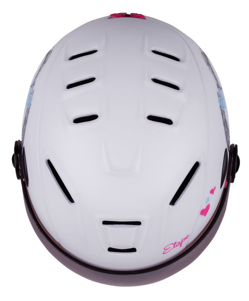 Etape dětská lyžařská přilba RIDER PRO, bílá mat