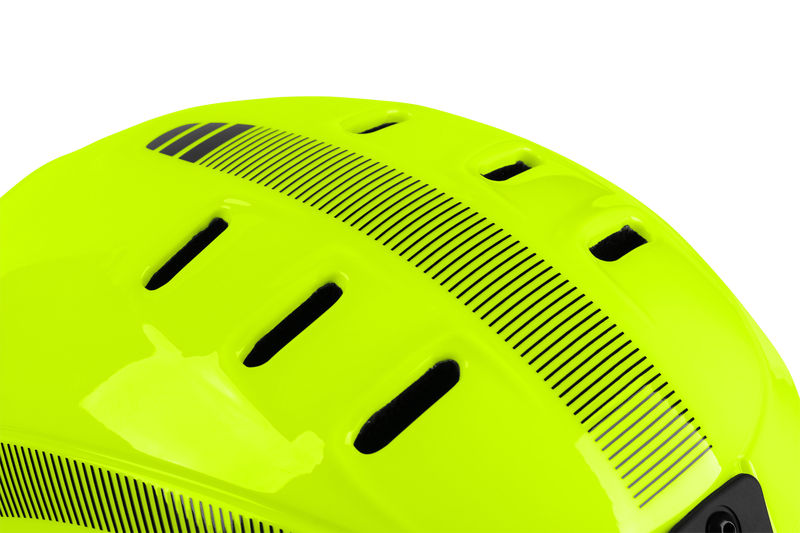 Etape dětská lyžařská přilba RIDER PRO, žlutá fluo