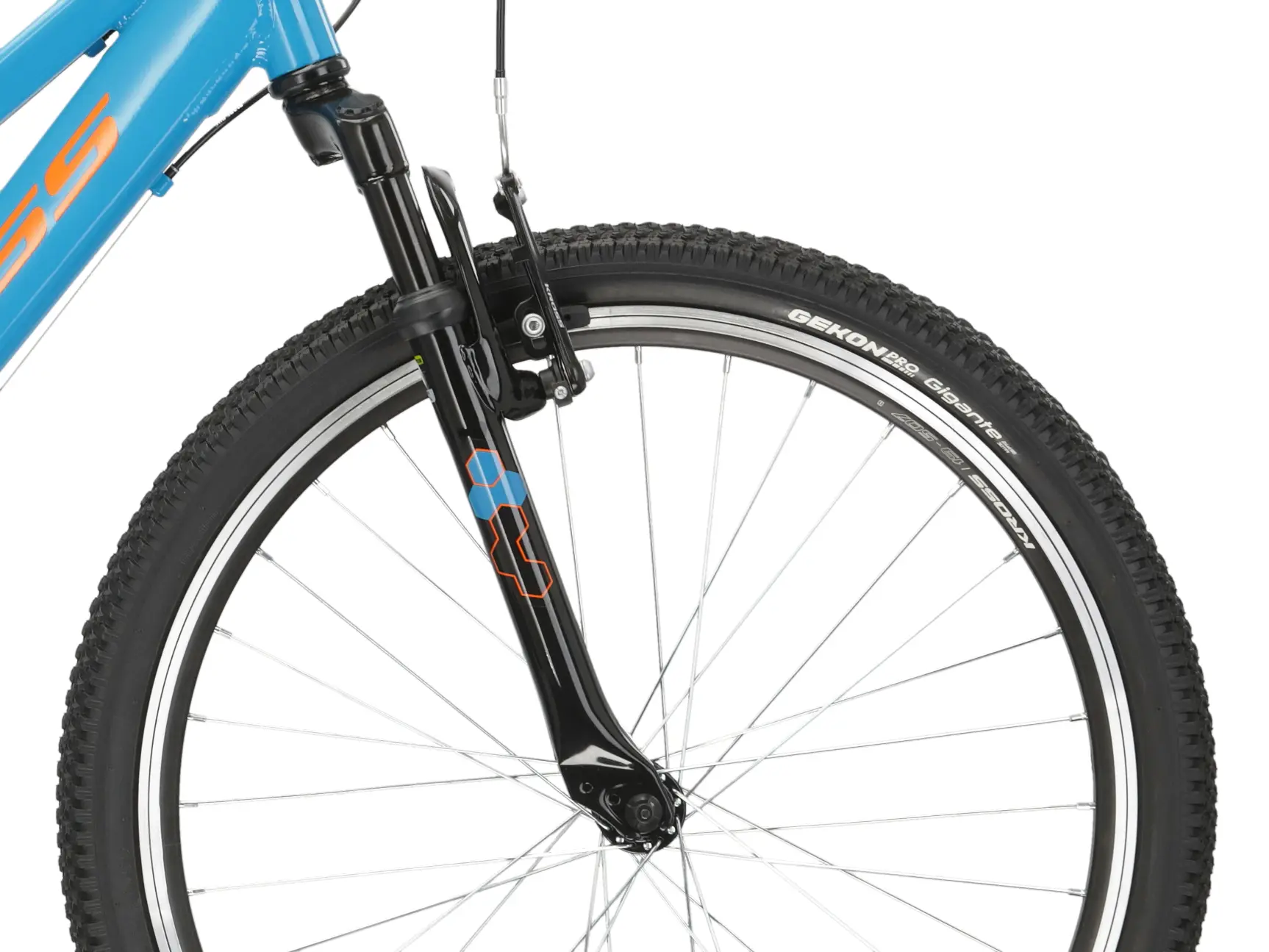 KROSS HEXAGON JR 1.0, model 2025, pneu 24", barva tyrkysova - ZDARMA dopravné, odborná montáž, seřízení a sada světel TWINS!