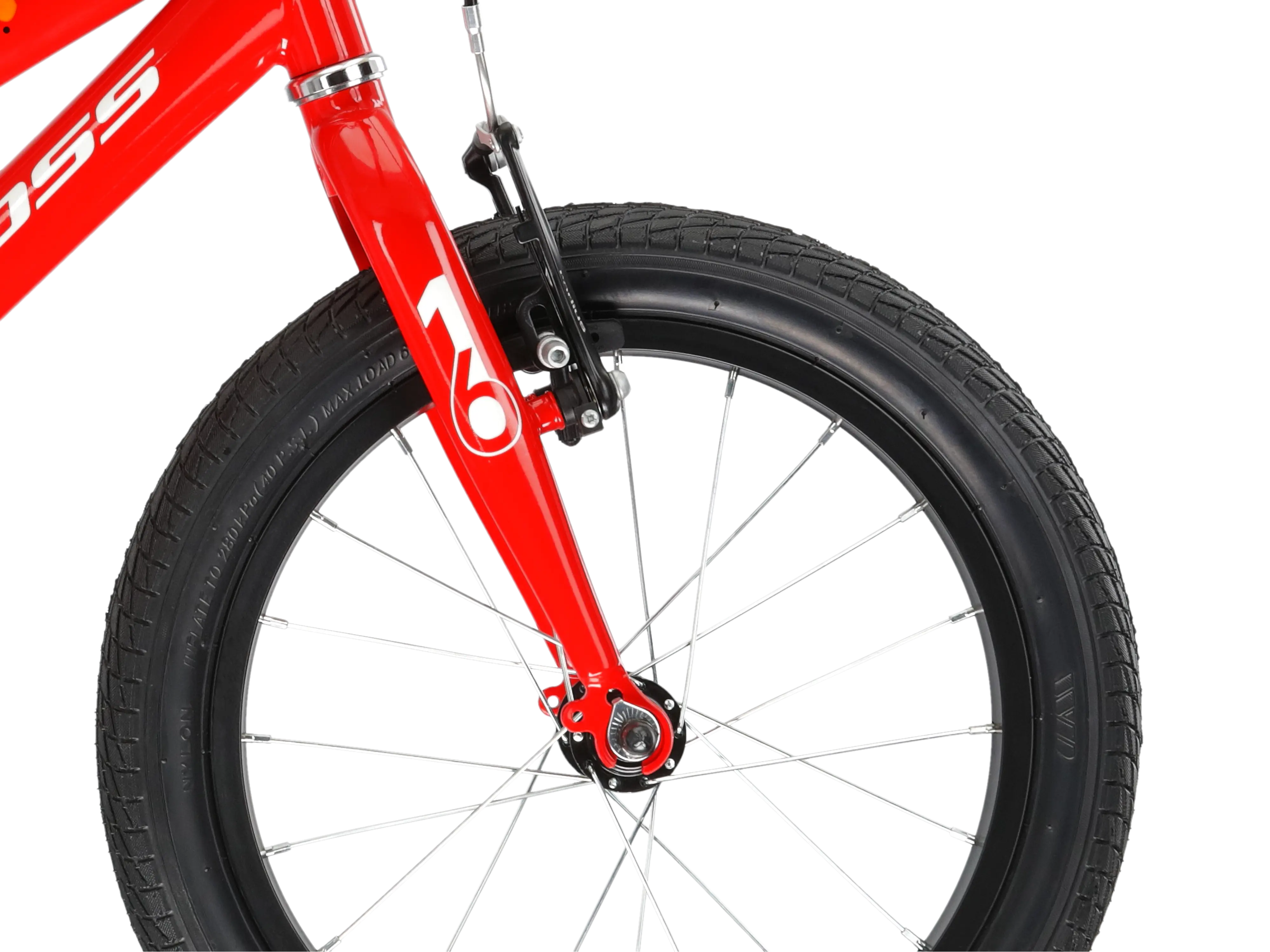 KROSS RACER 3.0, model 2025, pneu 16", barva červená - ZDARMA dopravné, odborná montáž, seřízení!