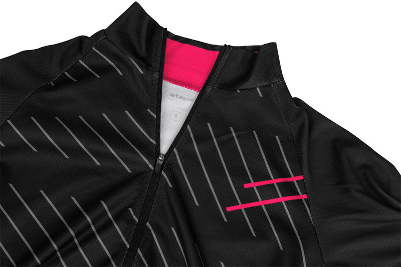 Dámský sportovní dres ETAPE GAIA, 2.0, černá/růžová