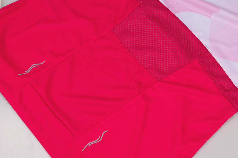 Dámský cyklistický dres SUMMER, bílá/růžová