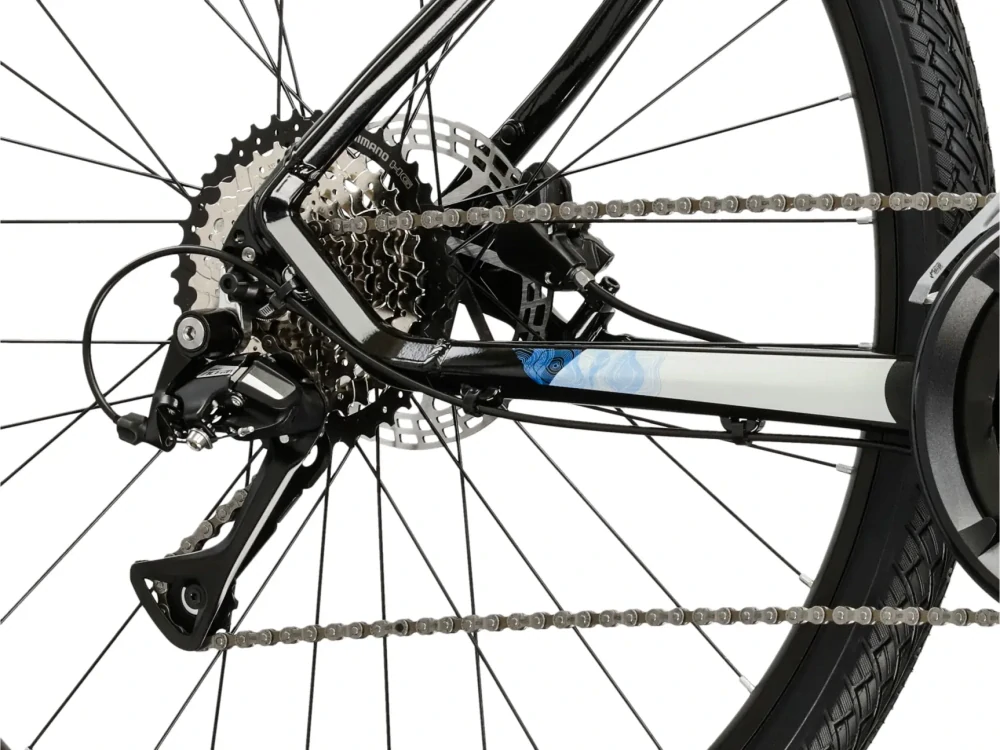 KROSS EVADO 4.0, rám 19" (M), model 2026, pneu 28", barva černá/stříbrná - ZDARMA dopravné, seřízení, odborná montáž a sada světel!
