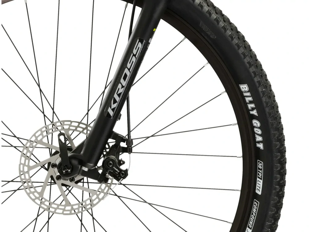 KROSS HEXAGON X200, rám 15" (S), model 2026, pneu 27,5", barva šedá/modrá/matný - ZDARMA dopravné, seřízení, odborná montáž a sada světel!