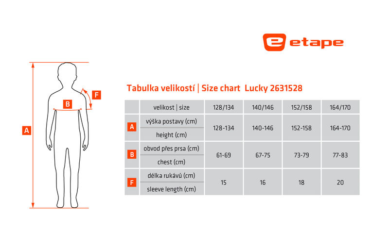 Dětský dres ETAPE LUCKY, růžová/limeta