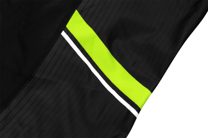Pánské cyklistické kraťasy ETAPE RACING 2.0, černá/žlutá fluo