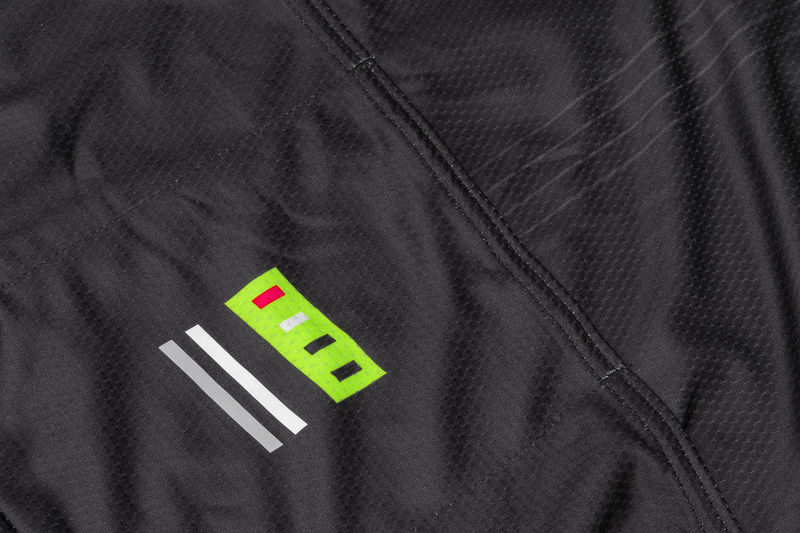 Pánský cyklistický dres MAESTRO, černá/žlutá fluo