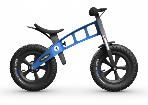 Odrážedlo FirstBike FAT light blue - ZDARMA dopravné, košík a zvonek!