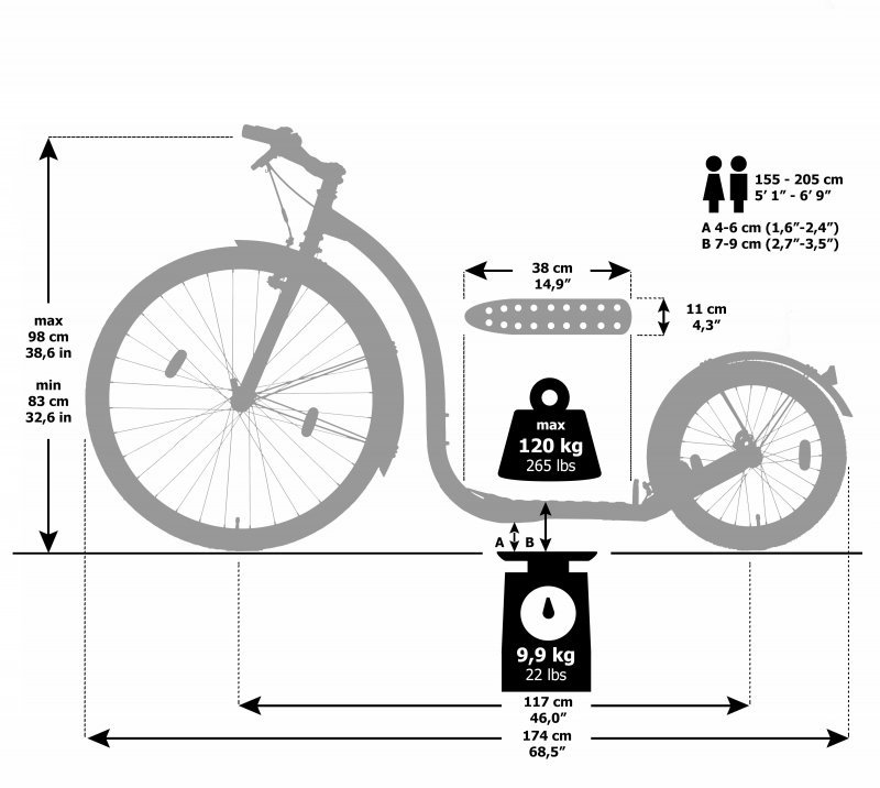 Koloběžka KICKBIKE Sport G4, modrá - Doprava ZDARMA!