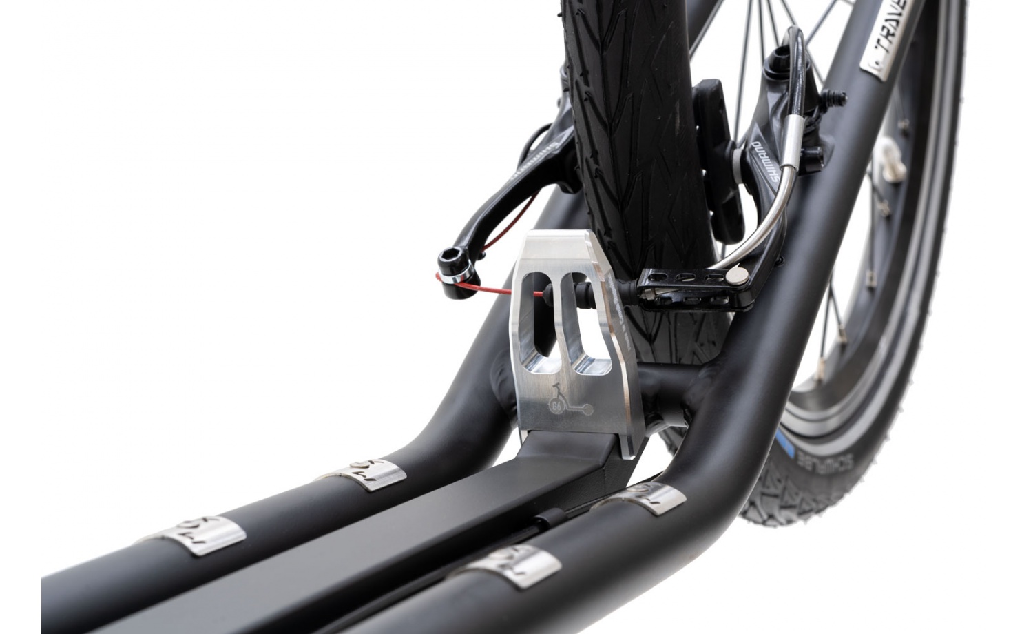 Koloběžka KOSTKA TRAVEL MAX (G6), barva satin black - ZDARMA dopravné!