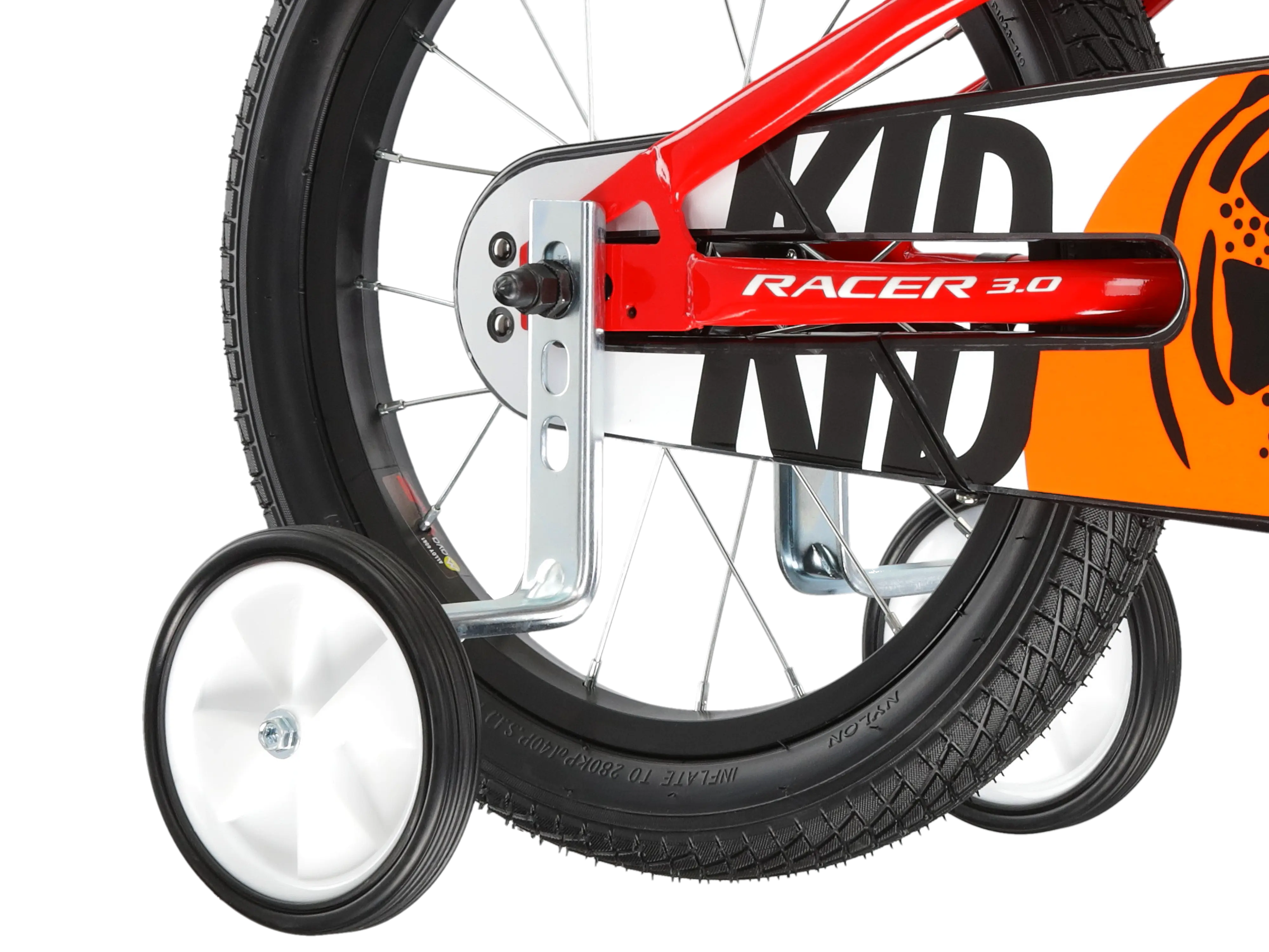 KROSS RACER 3.0, model 2025, pneu 16", barva červená - ZDARMA dopravné, odborná montáž, seřízení!