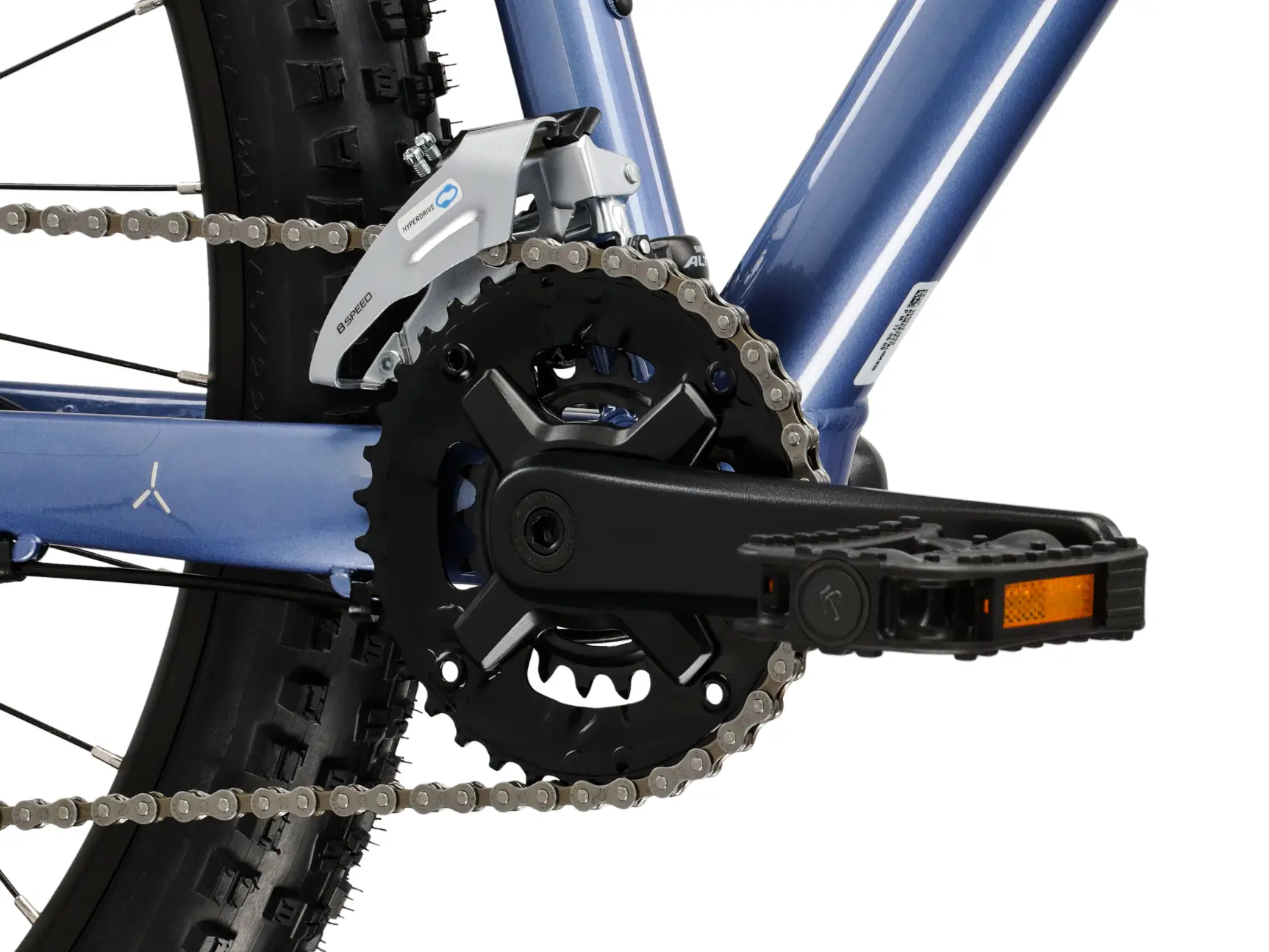 KROSS LEA 4.0, rám 14" (XS), model 2025, pneu 27,5", barva modrá/stříbrná - ZDARMA dopravné, seřízení, odborná montáž a sada světel!