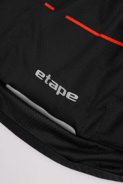 Pánský cyklistický dres ETAPE BLAZE, černá/bílá