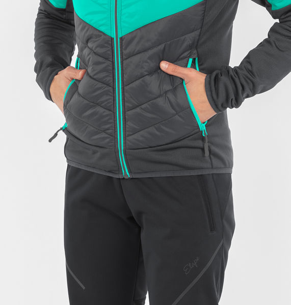 Dámská bunda/mikina ETAPE  SIERRA PRO 2.0, mint/antracit