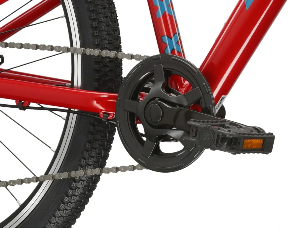 KROSS LEVEL JR 1.0, model 2026, pneu 24", barva červená - ZDARMA dopravné, odborná montáž, seřízení a sada světel TWINS!