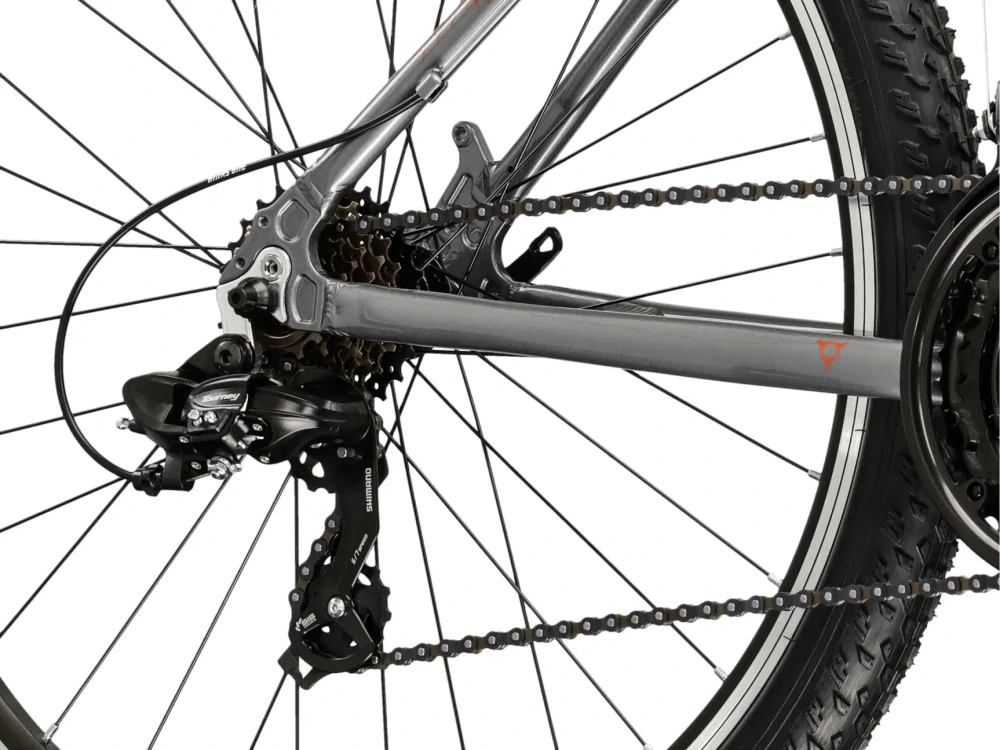 KROSS HEXAGON 1.0, rám 17" (S),  model 2026 pneu 26", barva grafitová/oranžová - ZDARMA dopravné, odborná montáž, seřízení a sada světel!
