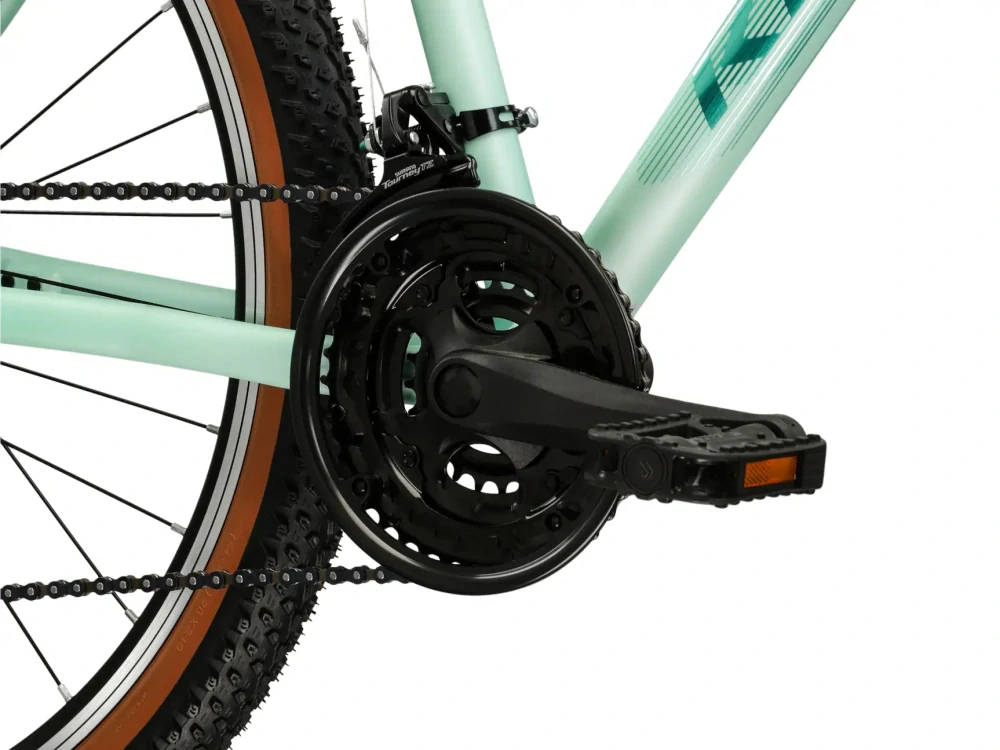 KROSS LEA X100, rám XS (15"), model 2026, pneu 26", barva mátová/mátová/matná - ZDARMA dopravné, odborná montáž, seřízení a sada světel!