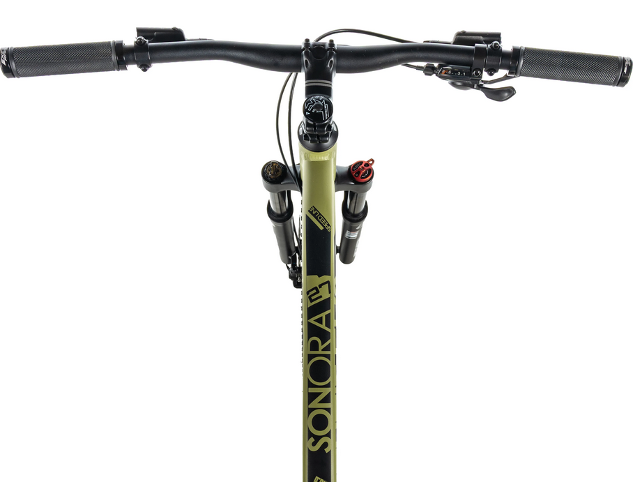 Leader Fox SONORA 27,5", rám 20" (L), model 2026-3, army - ZDARMA dopravné, seřízení, odborná montáž a sada světel!