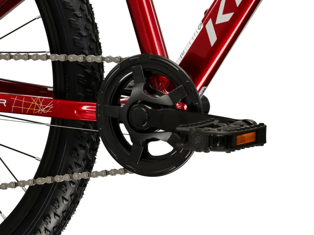 KROSS DUST JR X, pneu 24", model 2027, barva rubín/černá/lesk - ZDARMA dopravné, odborná montáž a seřízení!