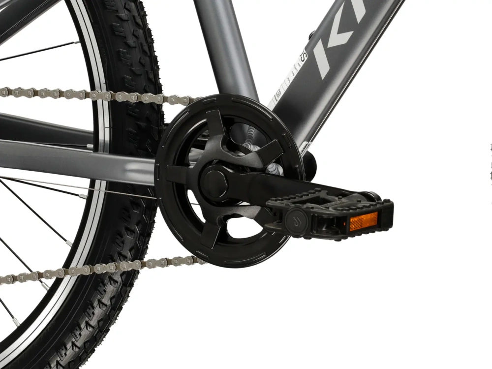 KROSS DUST JR, pneu 24", model 2027, barva grafitová/stříbrná/matný - ZDARMA dopravné, odborná montáž a seřízení!