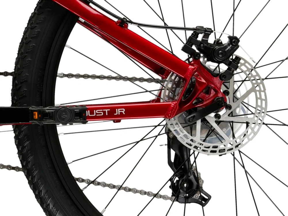 KROSS DUST JR X, pneu 24", model 2027, barva rubín/černá/lesk - ZDARMA dopravné, odborná montáž a seřízení!